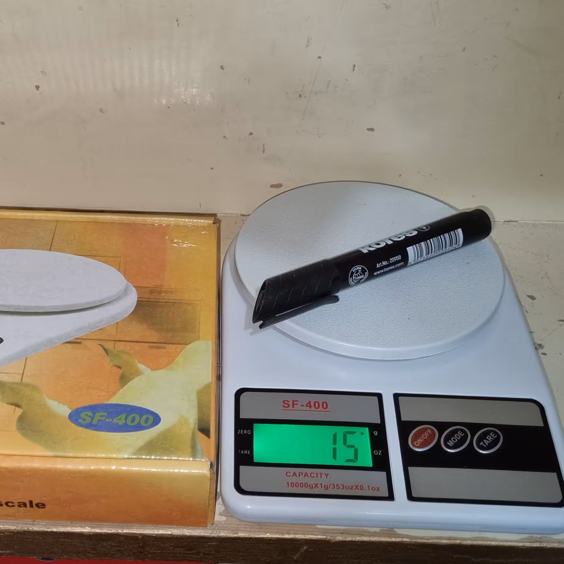 ترازو دیجیتالی آشپزخانه اصلی SF400 چراغ دار  کیلویی 10 ترازو آشپزخانه 