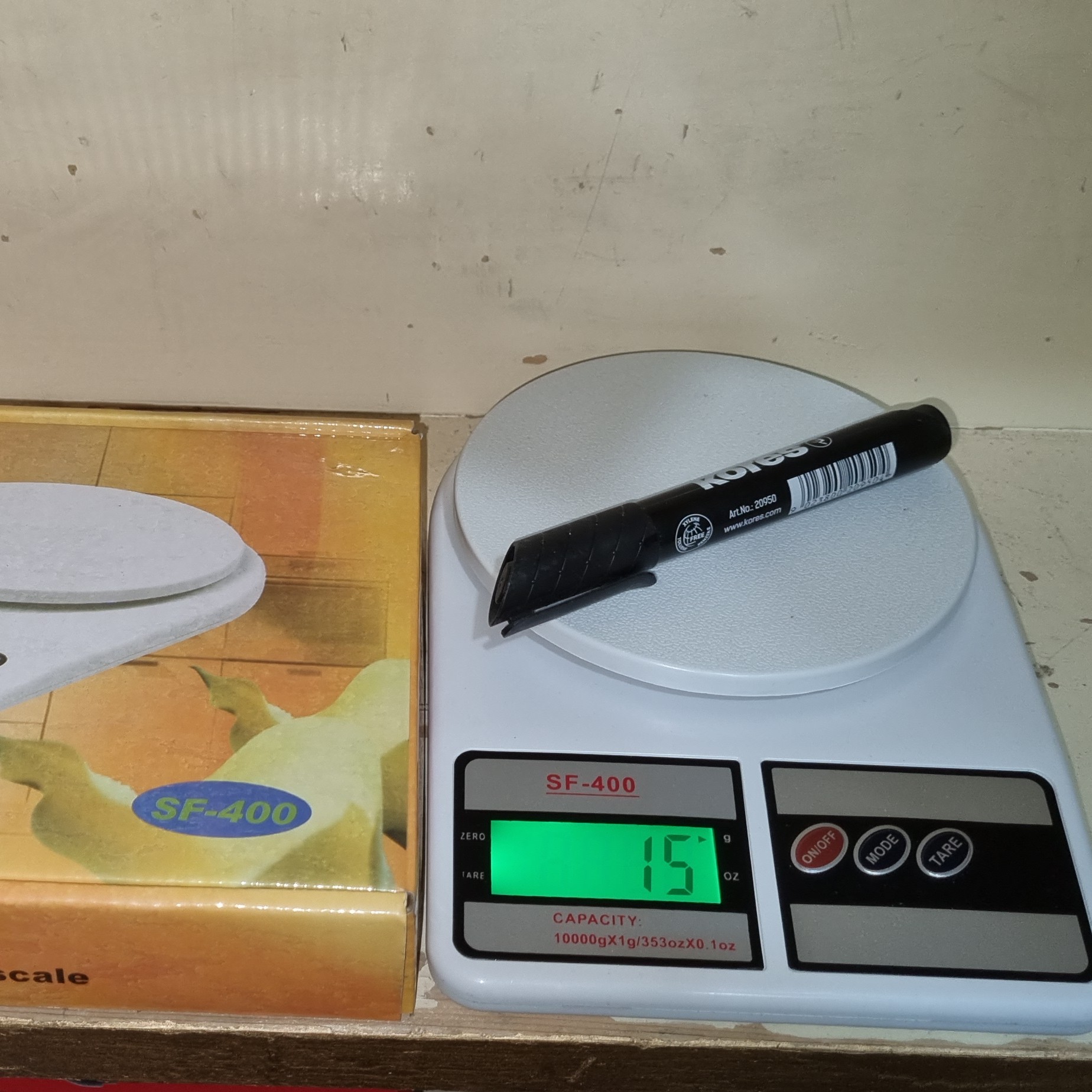 ترازو دیجیتالی آشپزخانه اصلی SF400 چراغ دار  کیلویی 10 ترازو آشپزخانه 