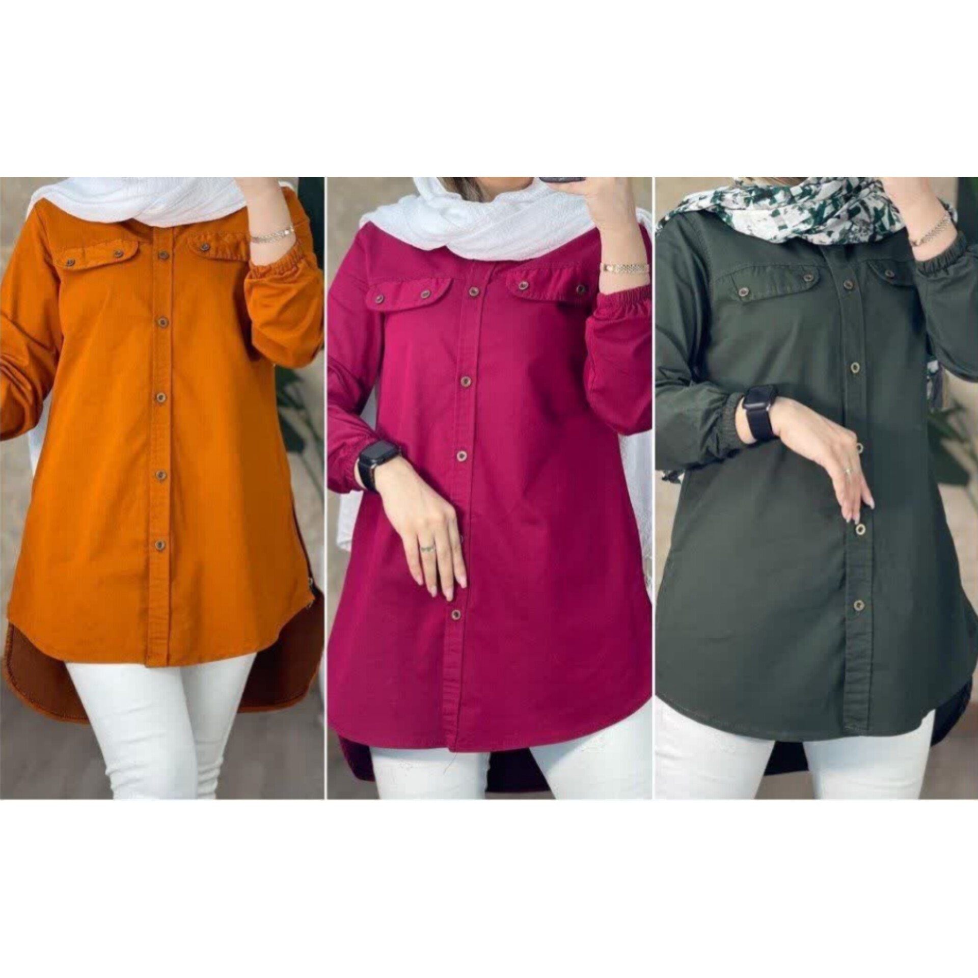 مانتو پیراهن زنانه کتان ترک اعلا رنگ بندی ارسال رایگان