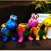 جامدادی  طرح دایناسور،سایز 20در رنگ های مختلف