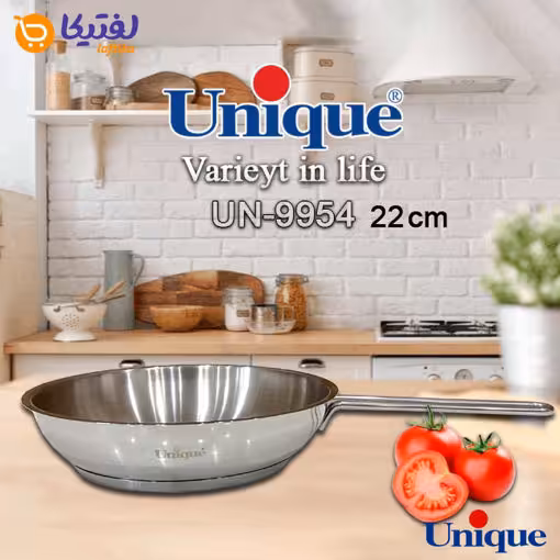 تابه استیل تک دسته یونیک سایز 22 UN-9954