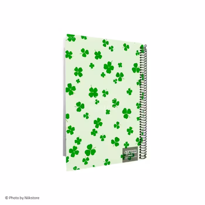 دفتر 100 برگ رحلی جلد سخت تک سیم آزاده کد 137