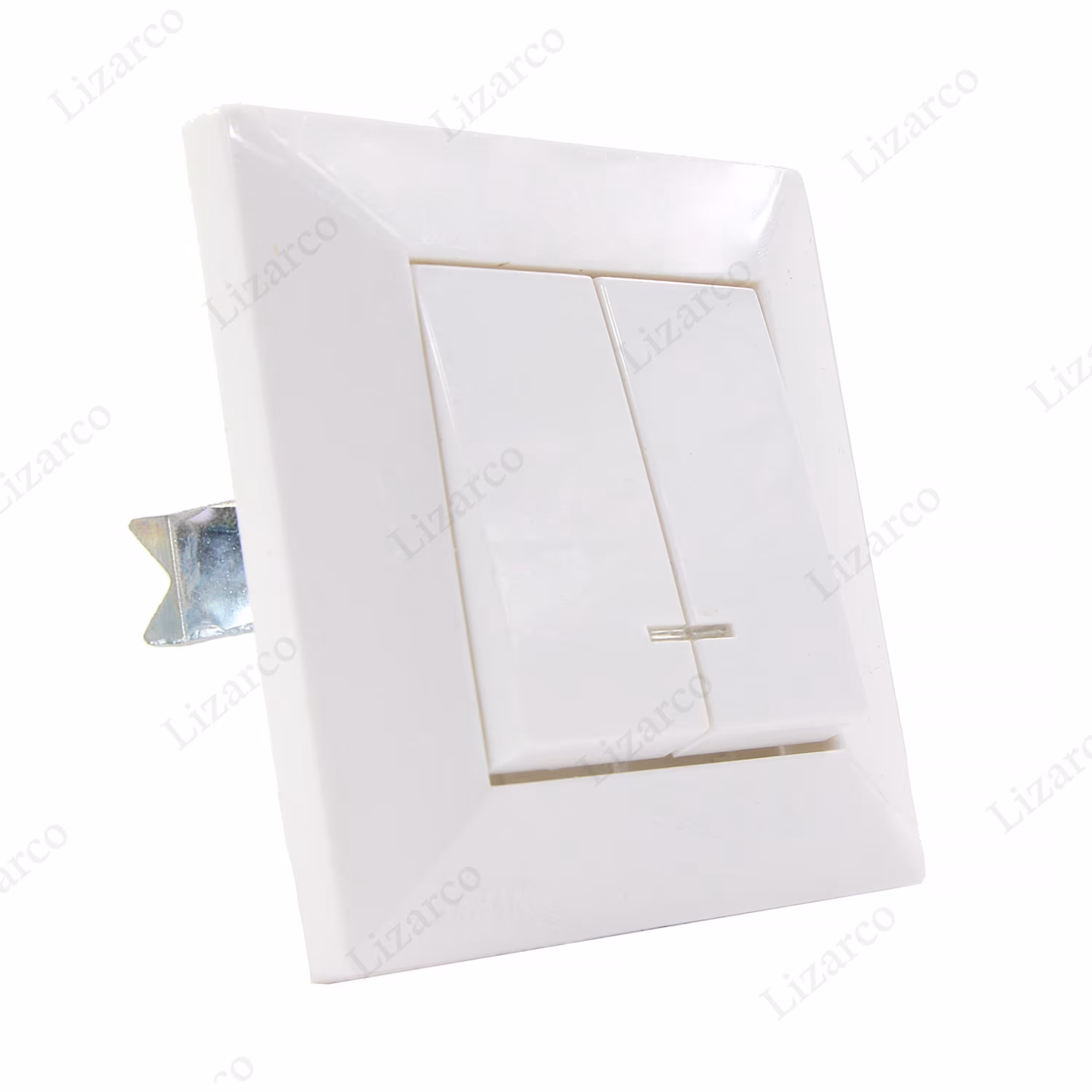 کلید دوپل توکار جهان الکتریک مدل آیسان 2017