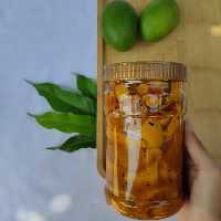 ترشی انبه ملس با پر زرد آلو 1 کیلویی