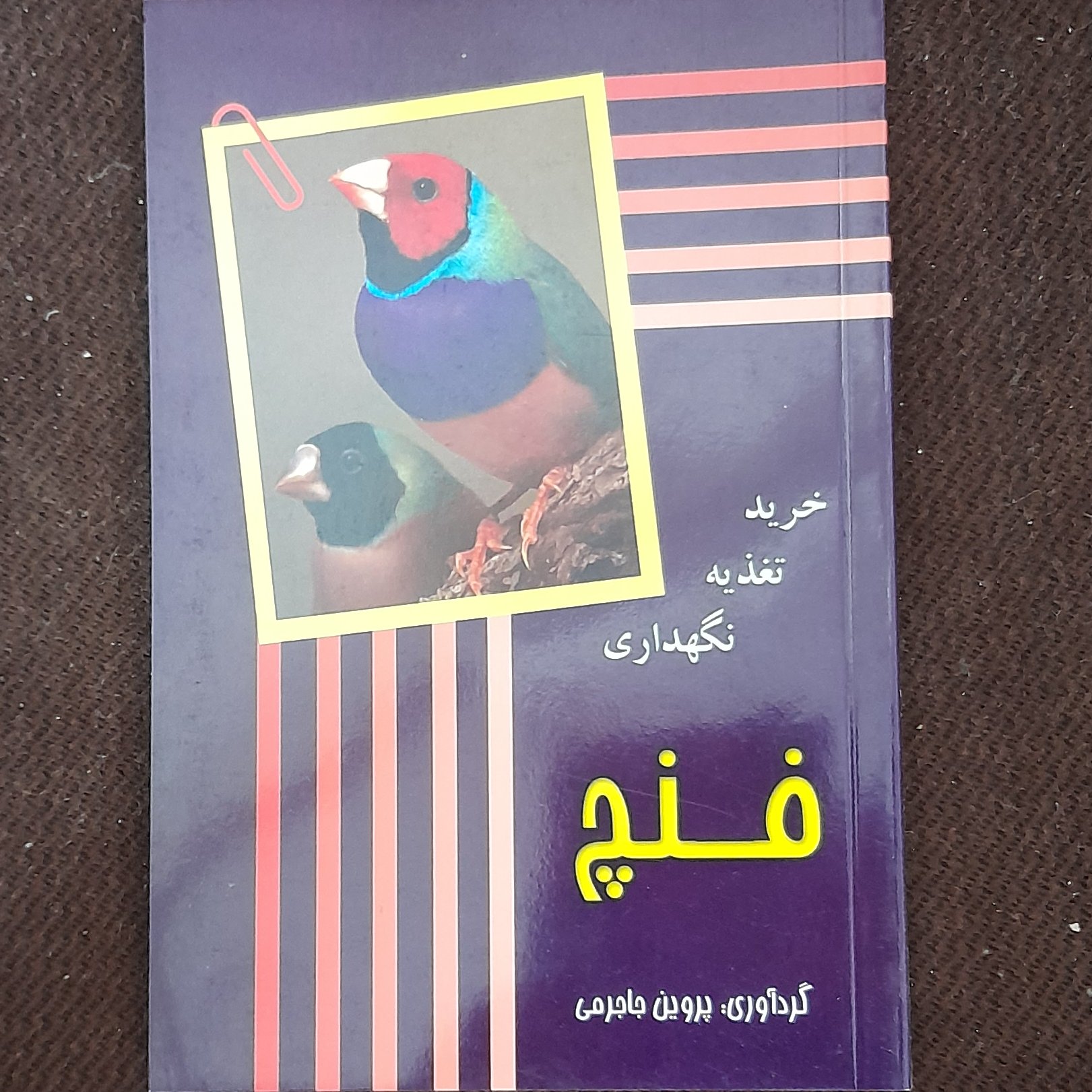 کتاب پرورش فنچ همراه با تصاویر رنگی شامل(خرید،تغذیه ونگهداری)