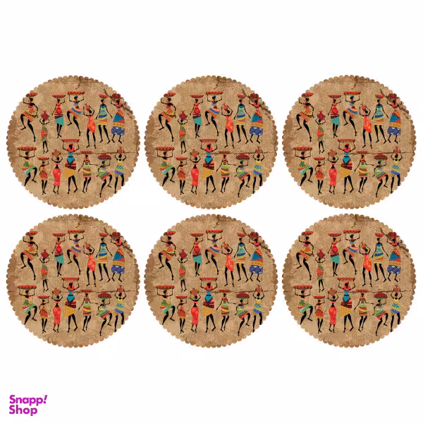 زیربشقابی مدل U2-42005 بسته 6 عددی