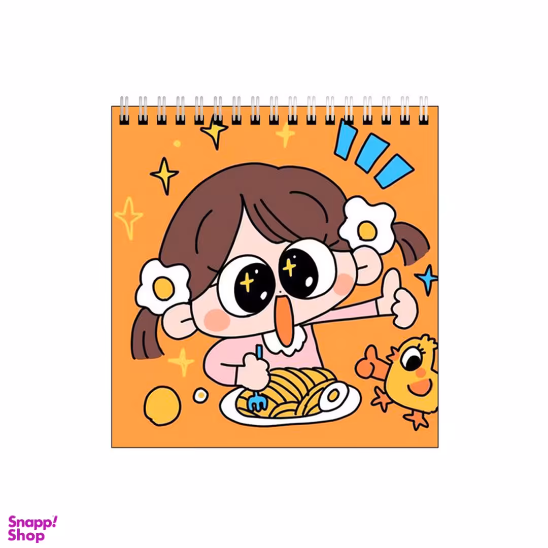 دفتر طراحی بامبیلیپ طرح دختر و نیمرو کد 3205581