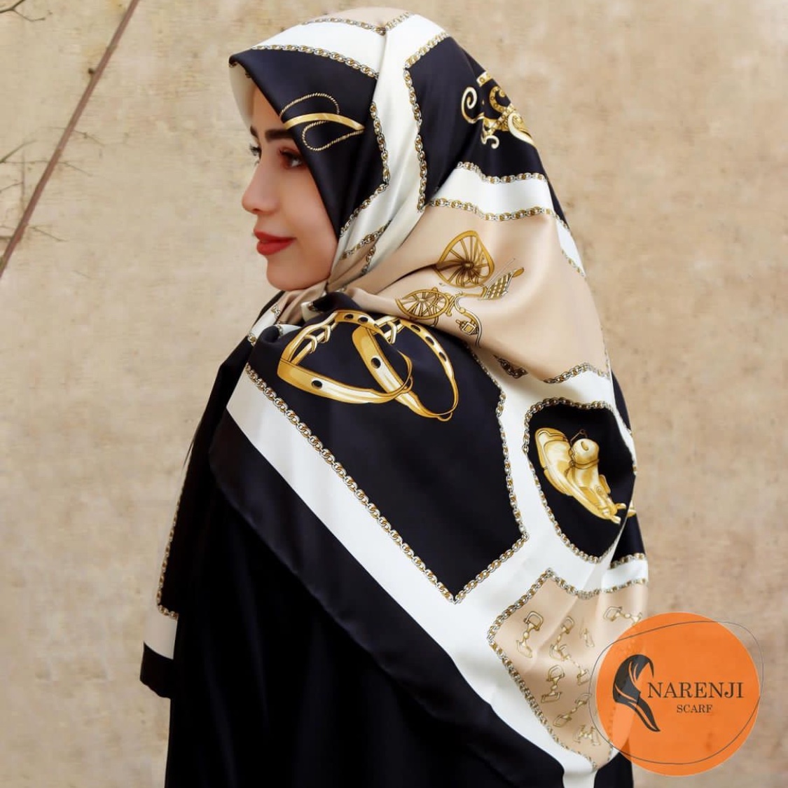 روسری قواره بزرگ ابریشم کچ راه وارداتی در شش رنگ