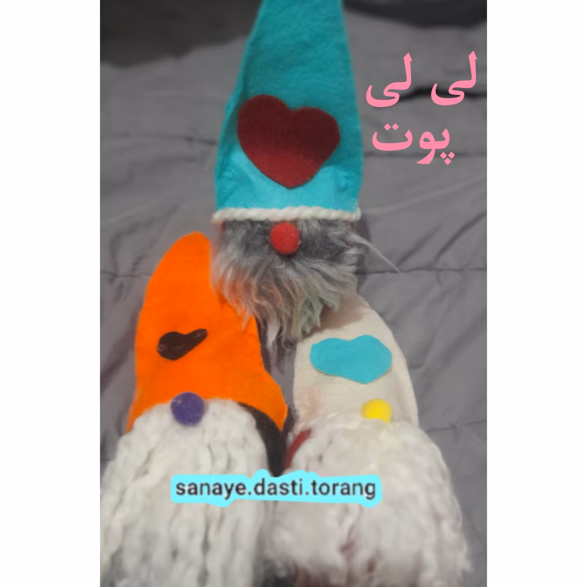 لی لی پوت.عروسک دستساز.عروسک نمدی.نمد.عروسک