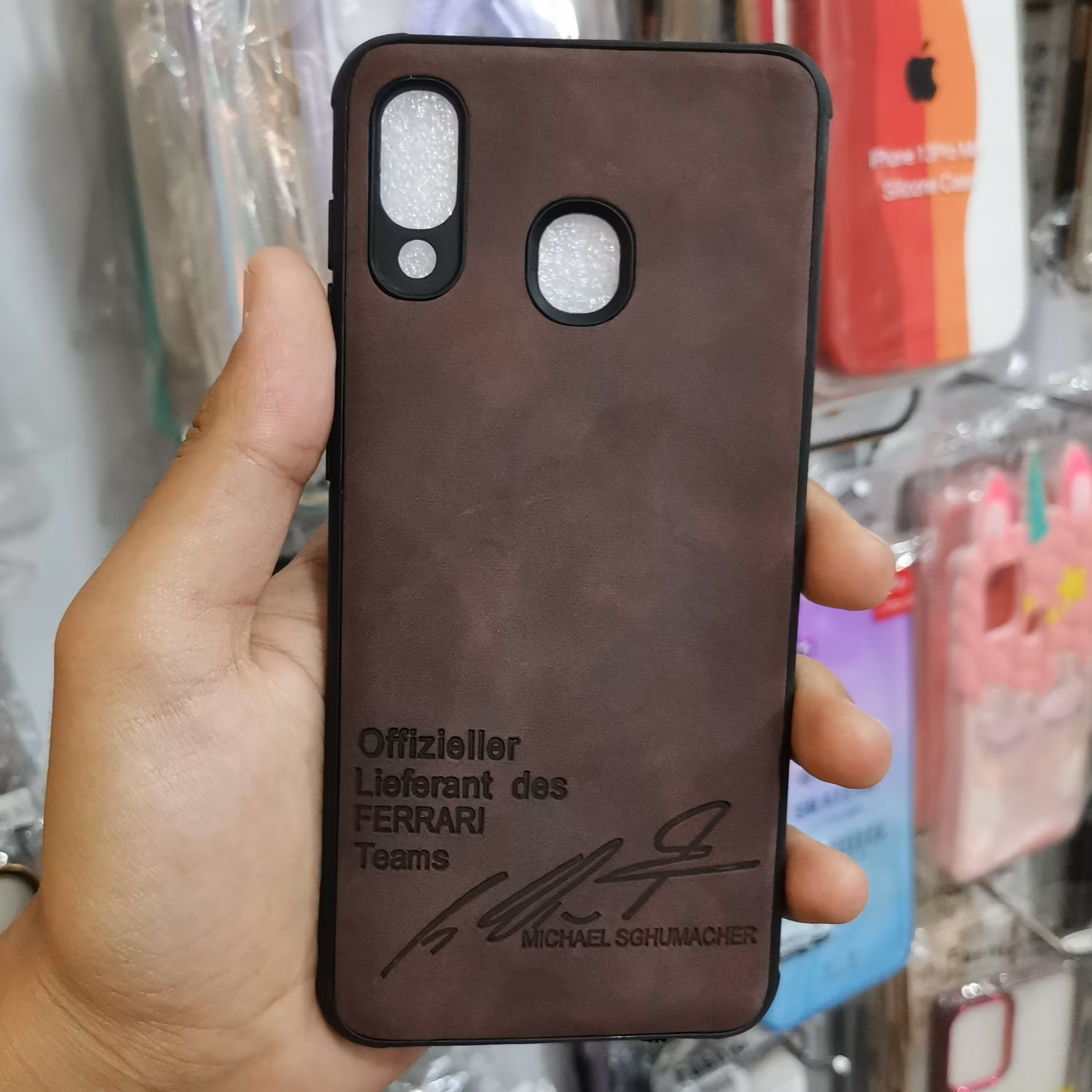 گارد چرمی مناسب برای سامسونگ a20 و a30