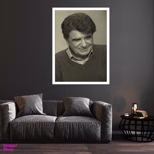 تابلو بکلیت طرح مشاهیر موسیقی و خواننده محمد رضا شجریان مدل قاب شاسی W-S9775