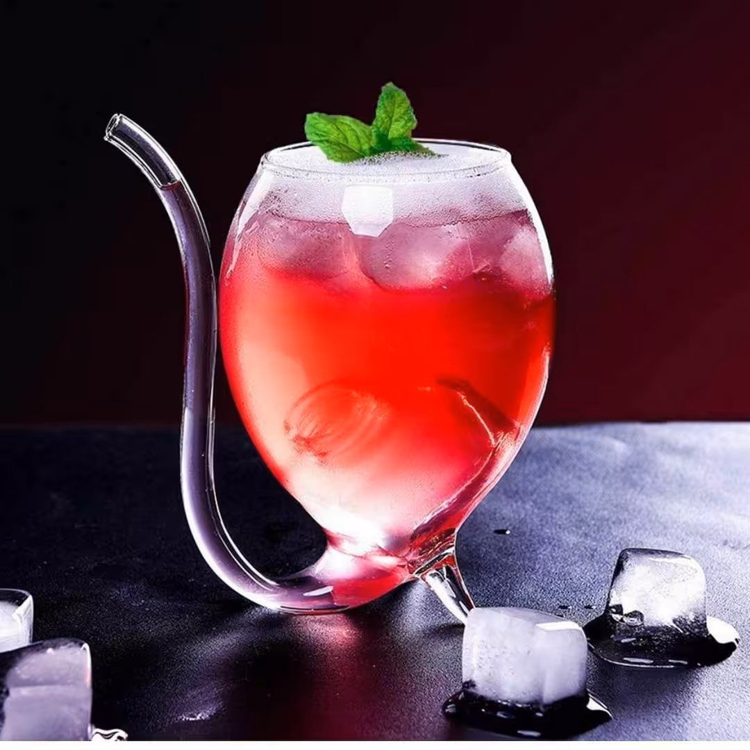 لیوان نی دار پیرکس یک عدد