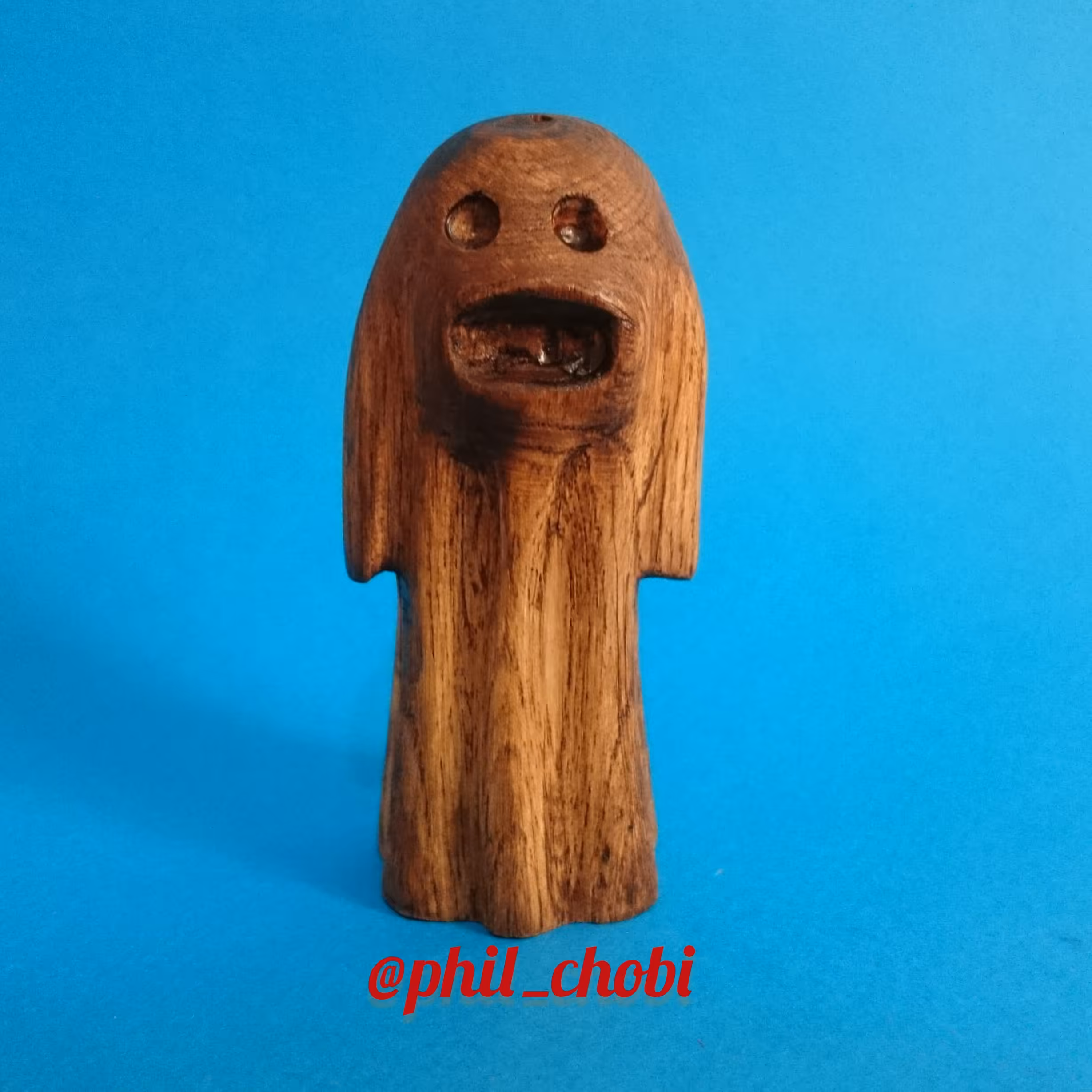 مجسمه تزیینی دکوری طرح روح چوبی