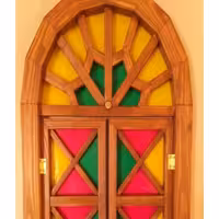 پنجره سنتی گره چینی 90در50 تحویل در باربری مقصد 