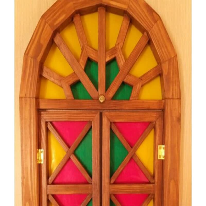 پنجره سنتی گره چینی 90در50 تحویل در باربری مقصد