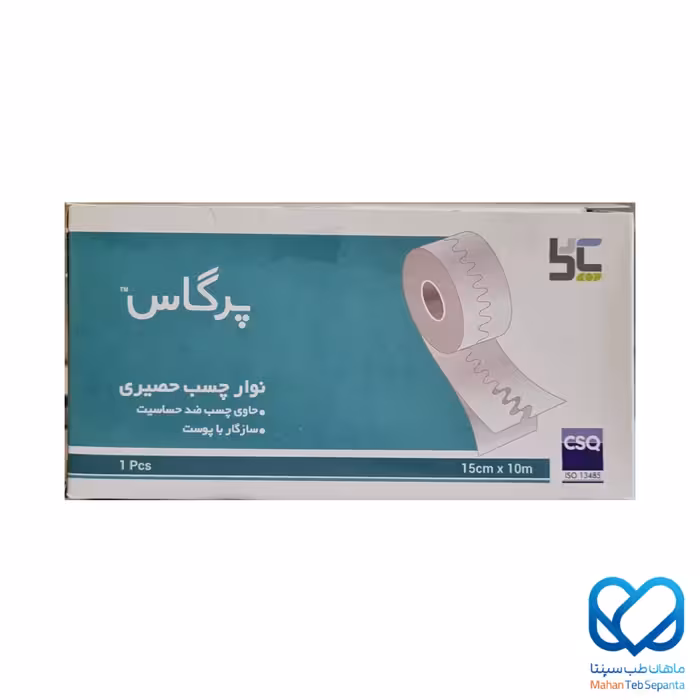 چسب حصیری پرگاس سایز 15cmدر10m  کارتن 24 عددی