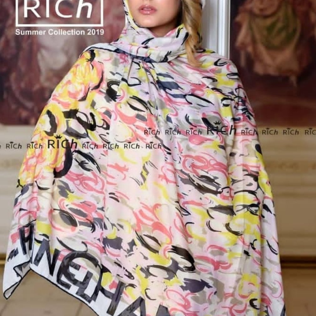 روسری نخی طرح چنل