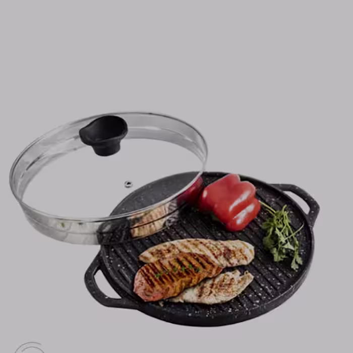 تابه گریل چدن گرد کوچک یونیک