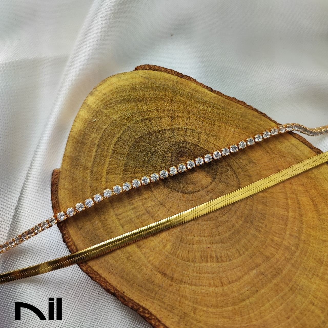 دستبند ست ماری و نگین دار