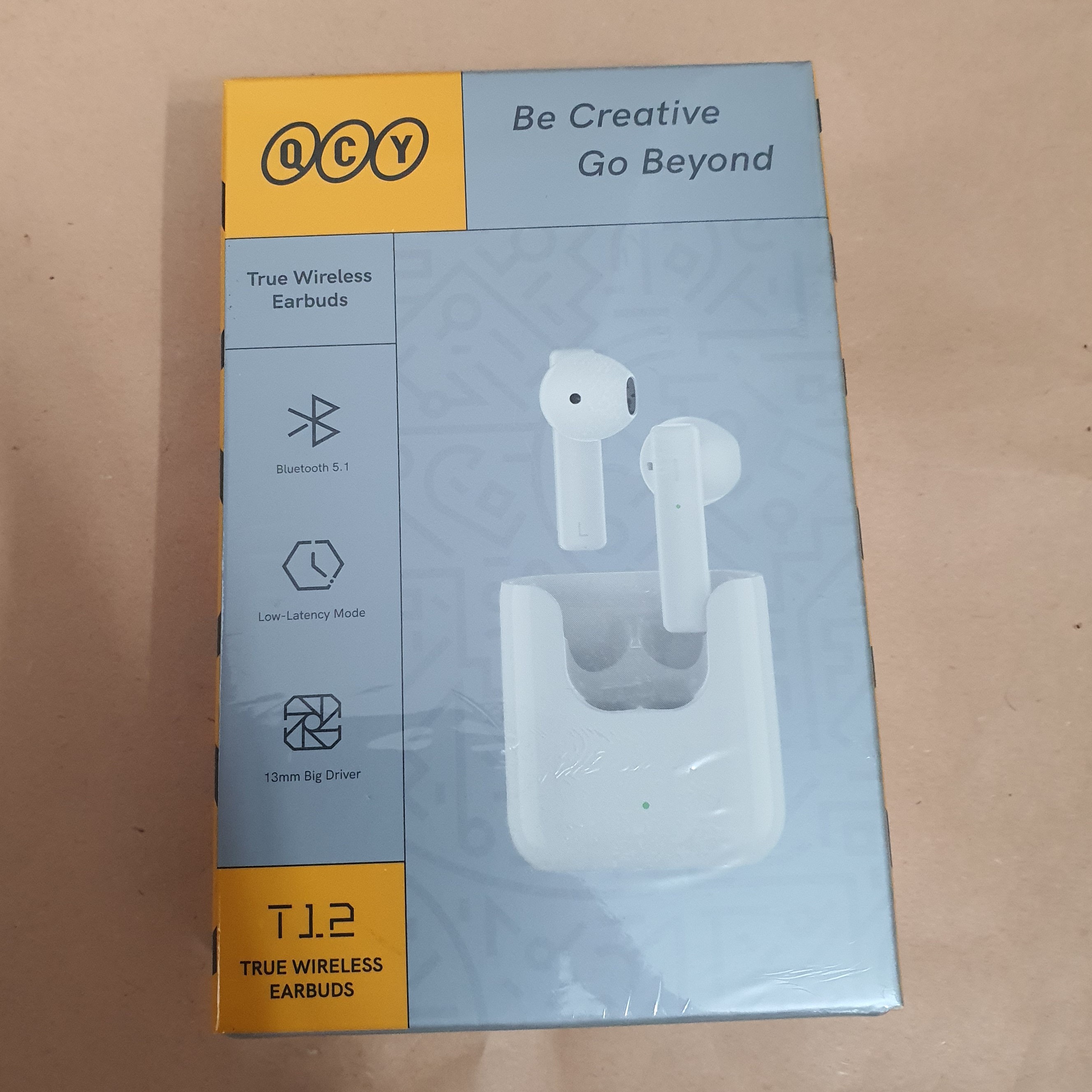هندزفری qcy T12 رنگ سفید 