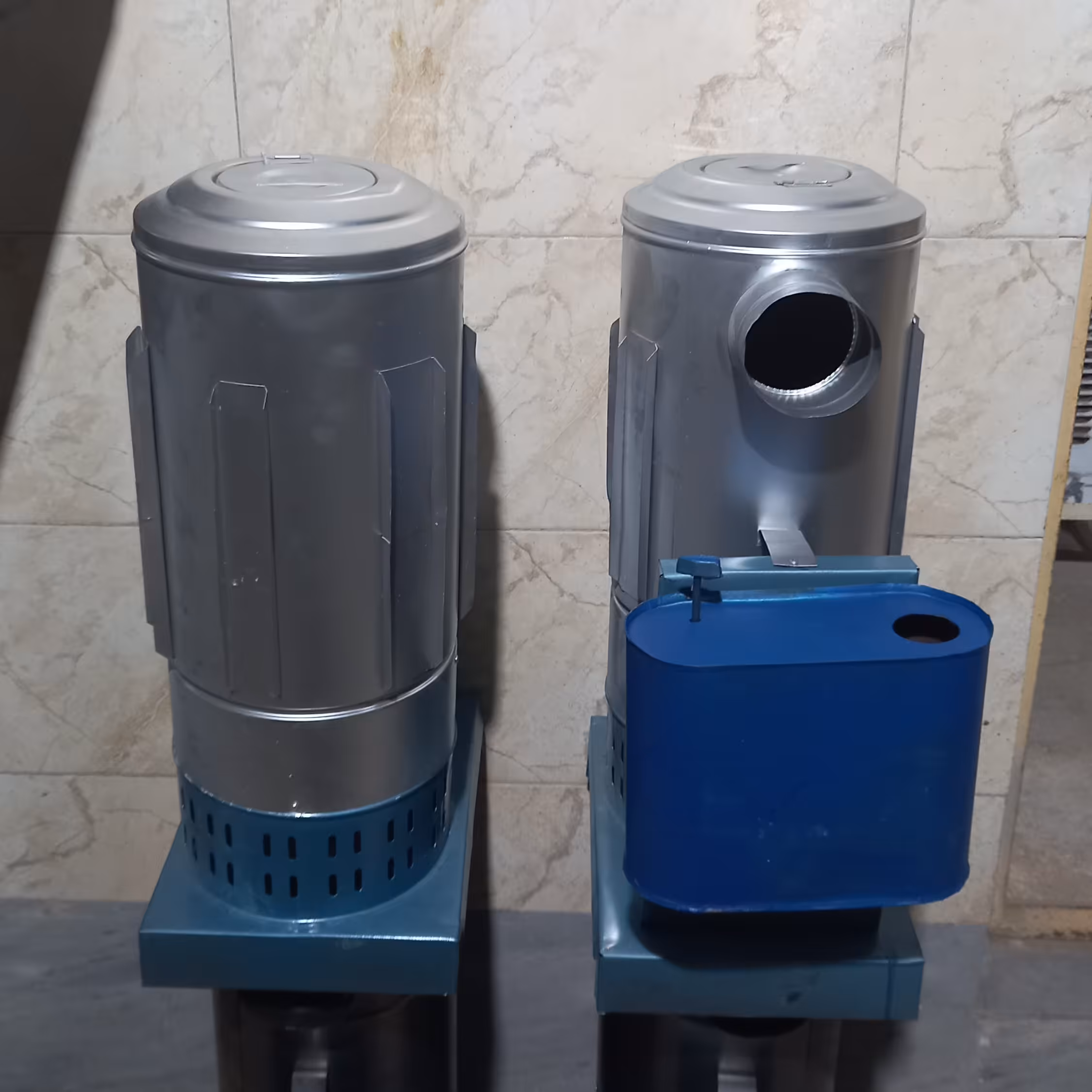 بخاری نفتی قطر دهانه 25 سانت و ارتفاع 60 سانت رنگ معمولی