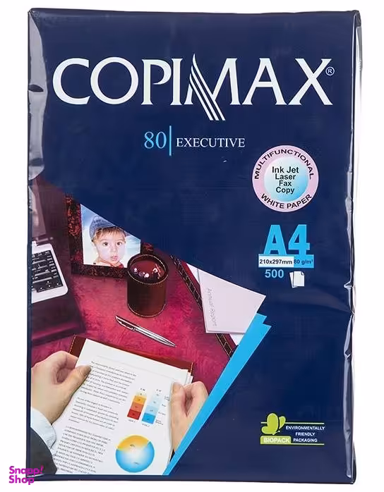 کاغذ A4 کپی ماکس بسته 5 عددی 2500 برگی