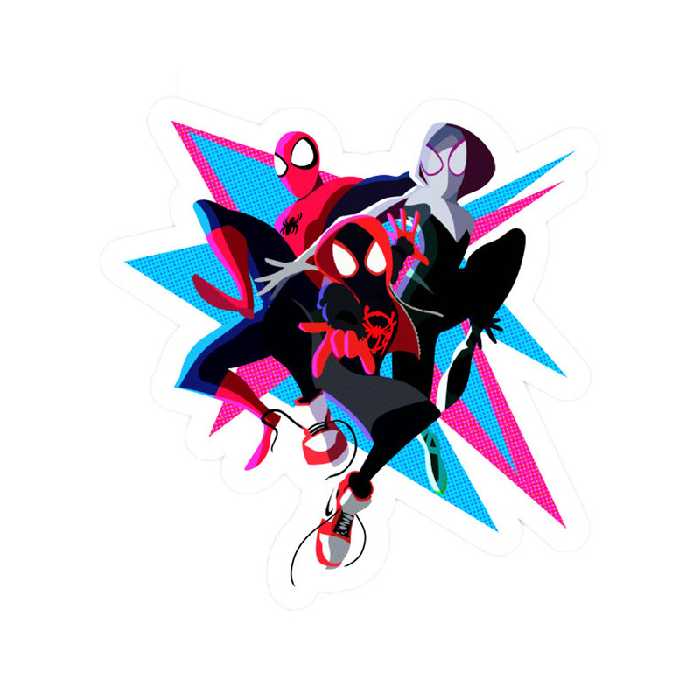 استیکر تزئینی موبایل طرح اسپایدرمن کد STM587