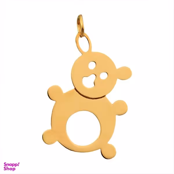 آویز گردنبند طلا 18 عیار زنانه شمیم گلد گالری طرح خرس مدل T16786