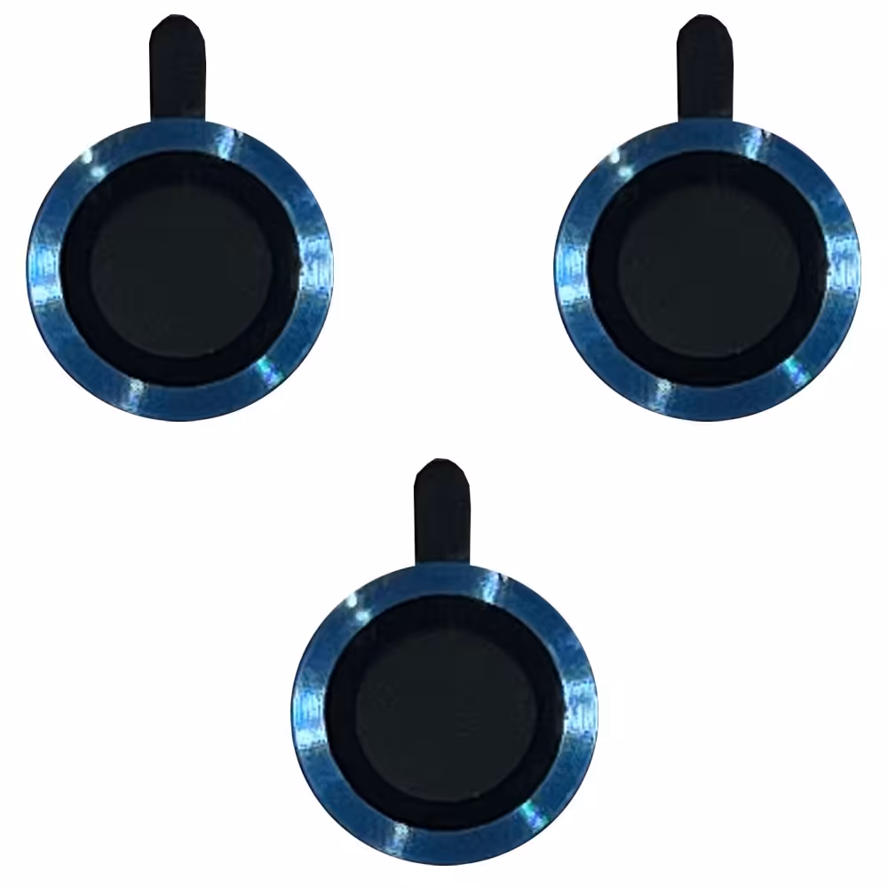 محافظ لنز دوربین رینگی مناسب برای گوشی موبایل اپل Iphone 12 Pro Max رنگ آبی