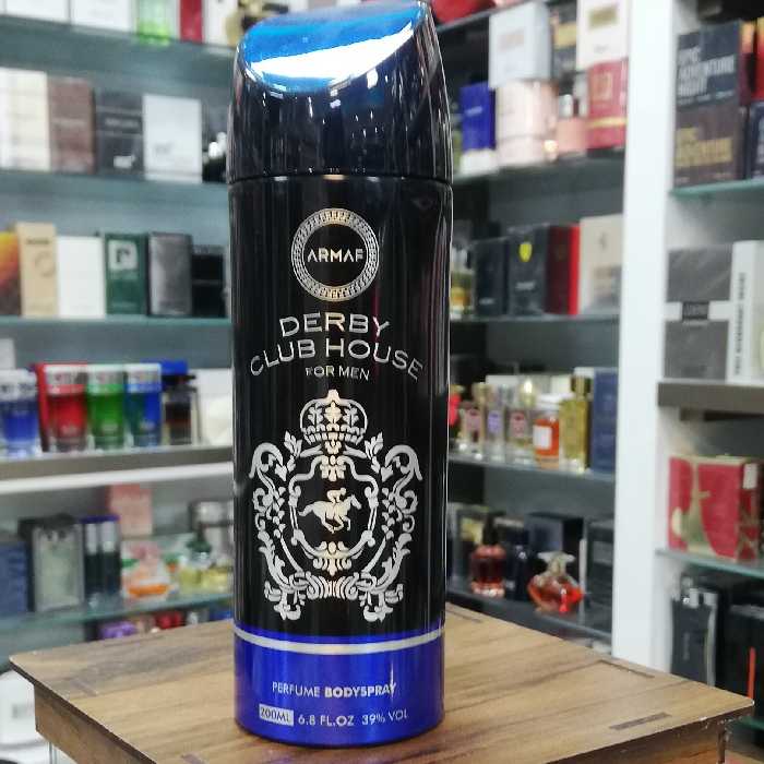 اسپری بدن مردانه آرماف مدل Derby Club House دربی کلاب هاوس 200 میلی لیتر