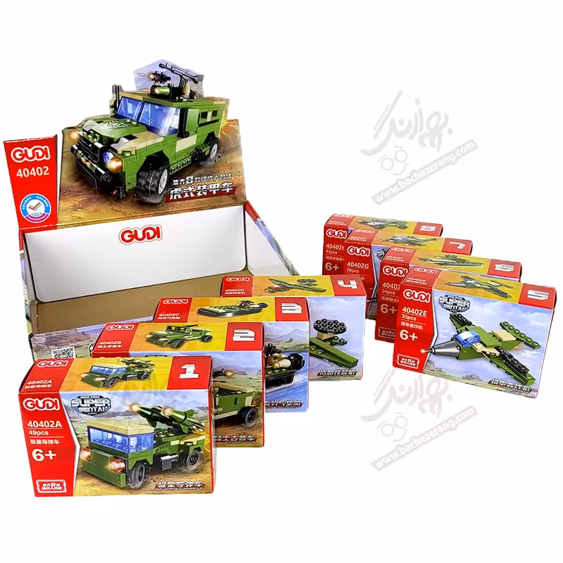 پک لگو جیپ جنگی 8in1 کد 40402