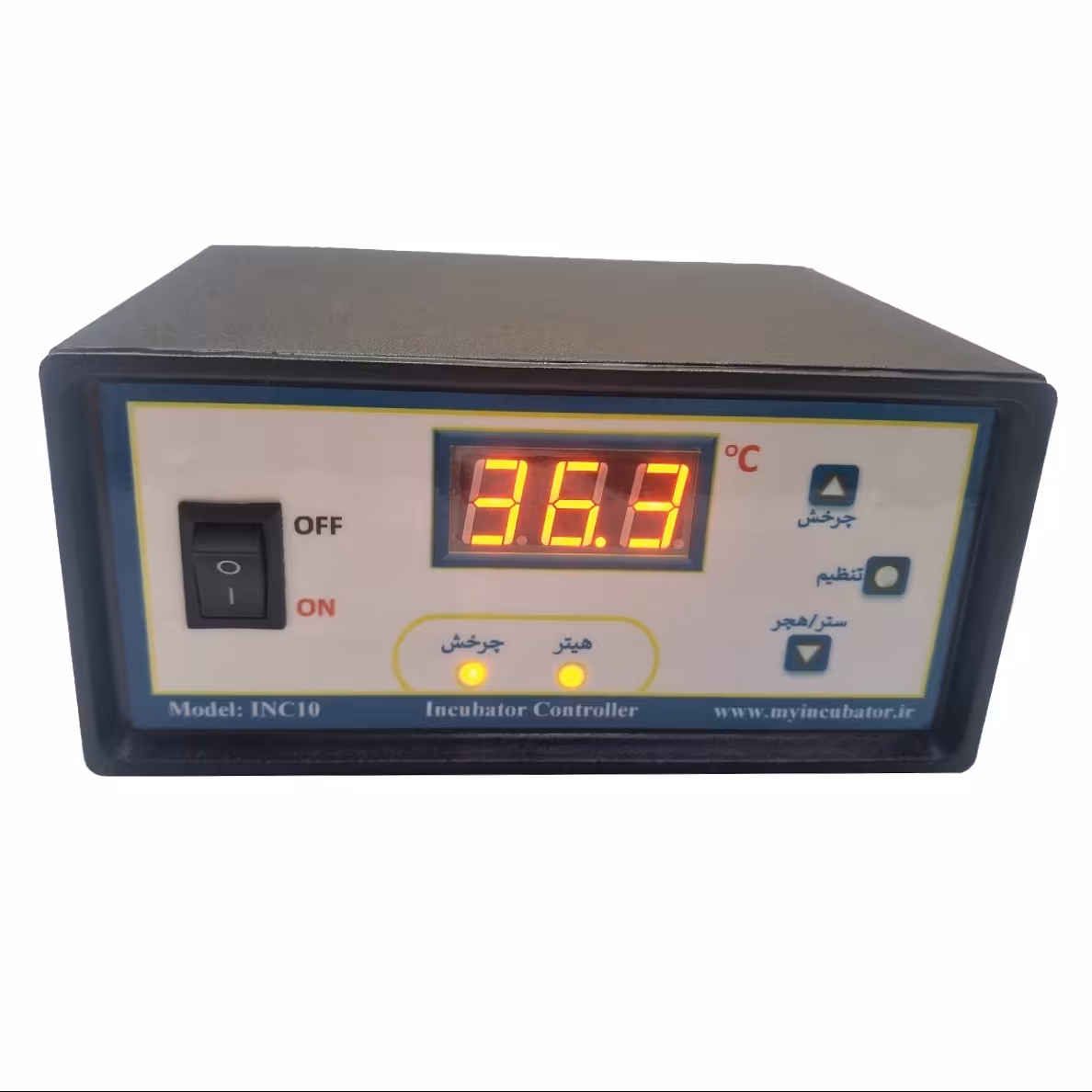 کنترل کننده دما و چرخش دستگاه جوجه کشی مدل INC10
