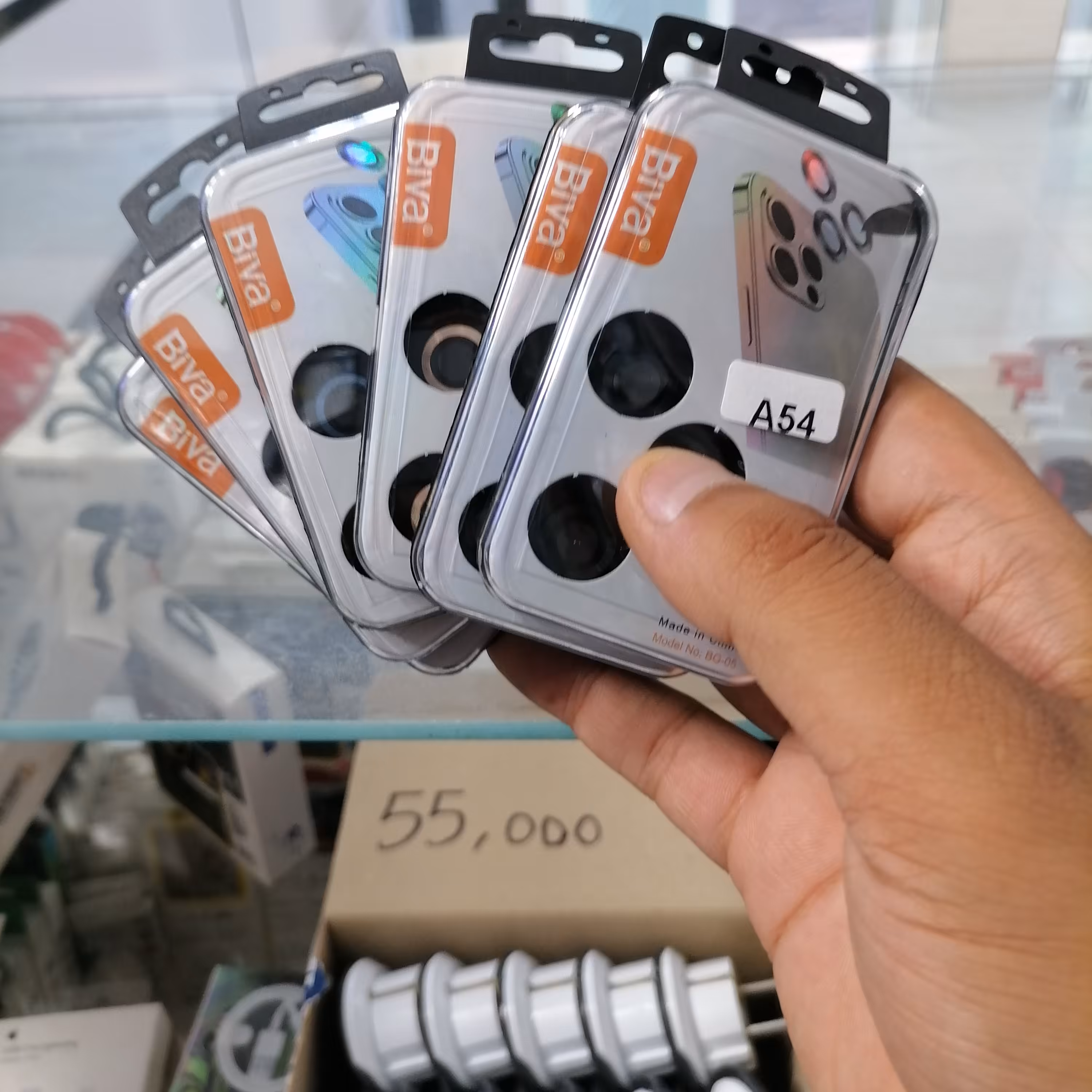 گلس دوربین  A54