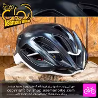کلاه دوچرخه سواری فاکس مدل Tillu0111 مشکی سفید سایز 58-53 Fox Bicycle Helmet Tillu0111