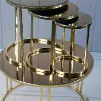 جلو مبلی عسلی 4تیکه ای اینه ای کمجا