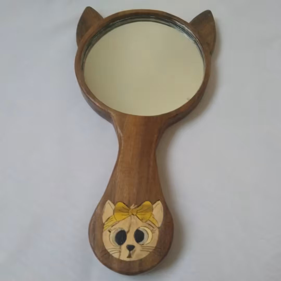 آینه دستی گربه ای