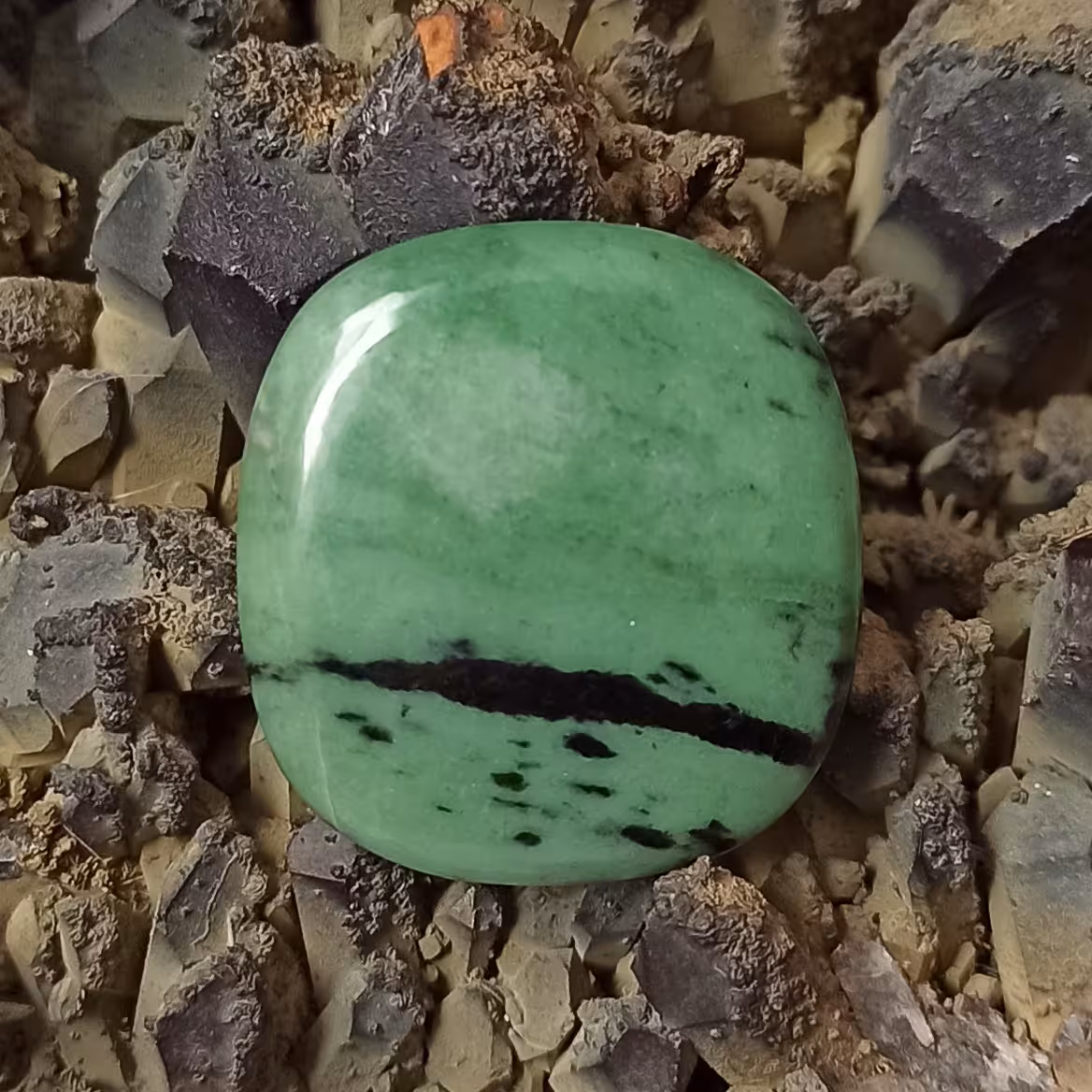 نگین سنگ روبی زئوسیت کد 610