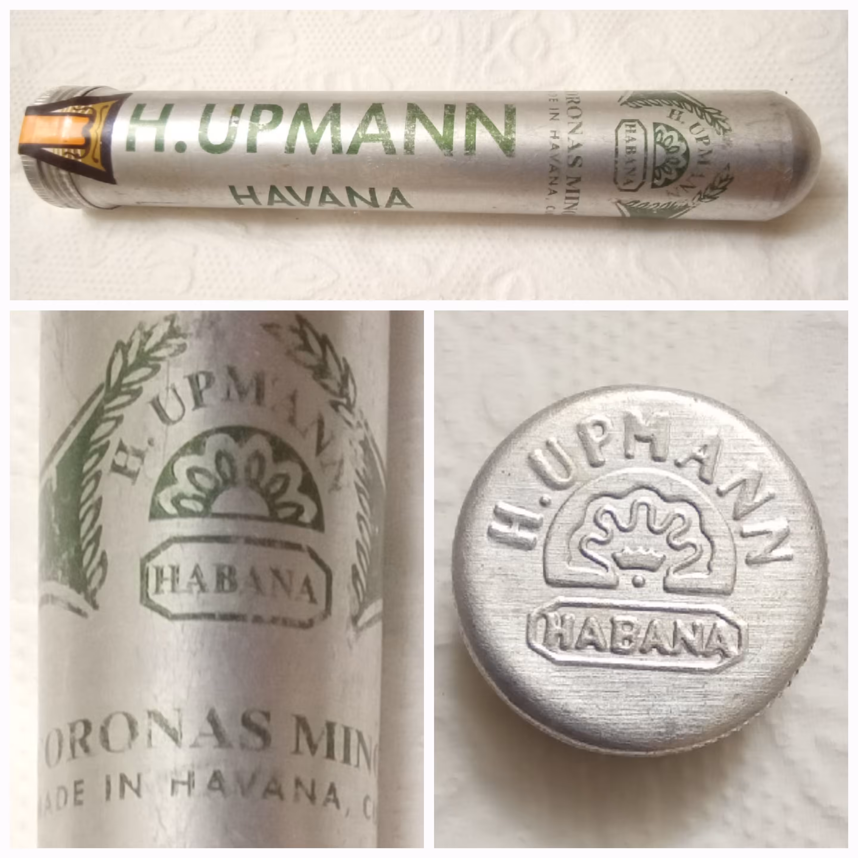 دکوری برگ هاوانا با قوطی پلمپ فلزی