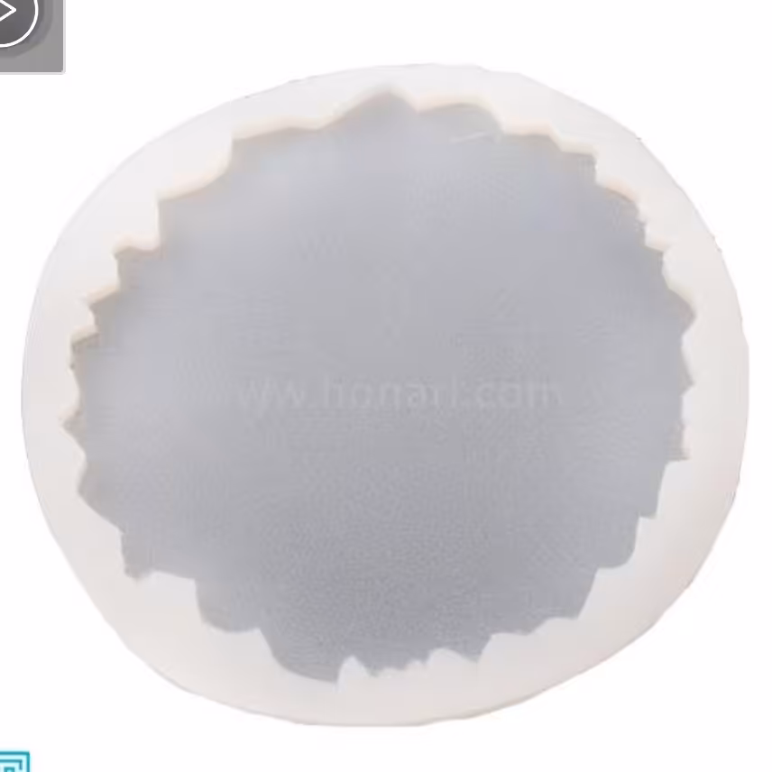 قالب سیلیکونی سینی نامنظم دایره قطر 20 سانت مناسب برای کارهای رزینی