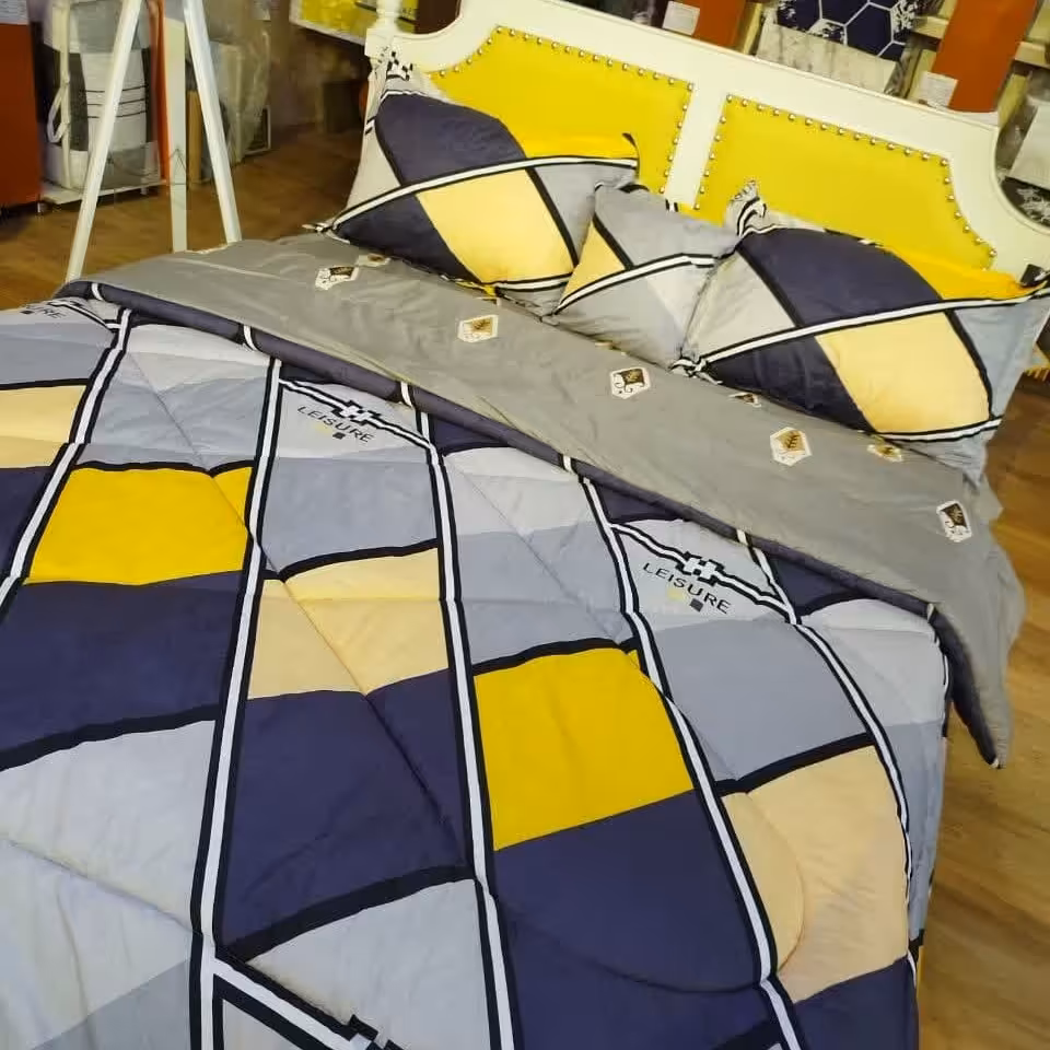 روتختی تکنفره سایز 120 پنبه پلی استر دو رو کد 321