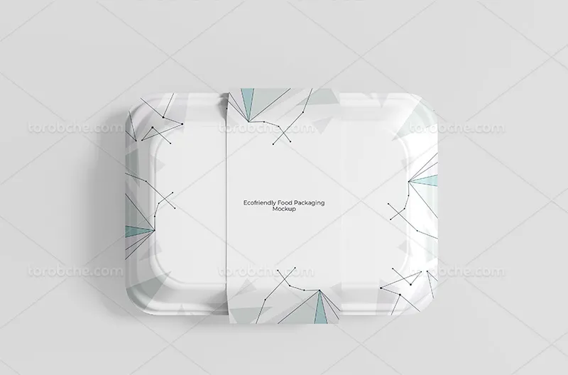 موکاپ PSD بسته بندی ظرف غذا | گرافیک با طعم تربچه
