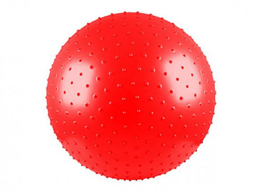 توپ پیلاتس عاج دار مدل Aerobic Ball قطر 25 سانتی متر سایز S رنگ قرمز