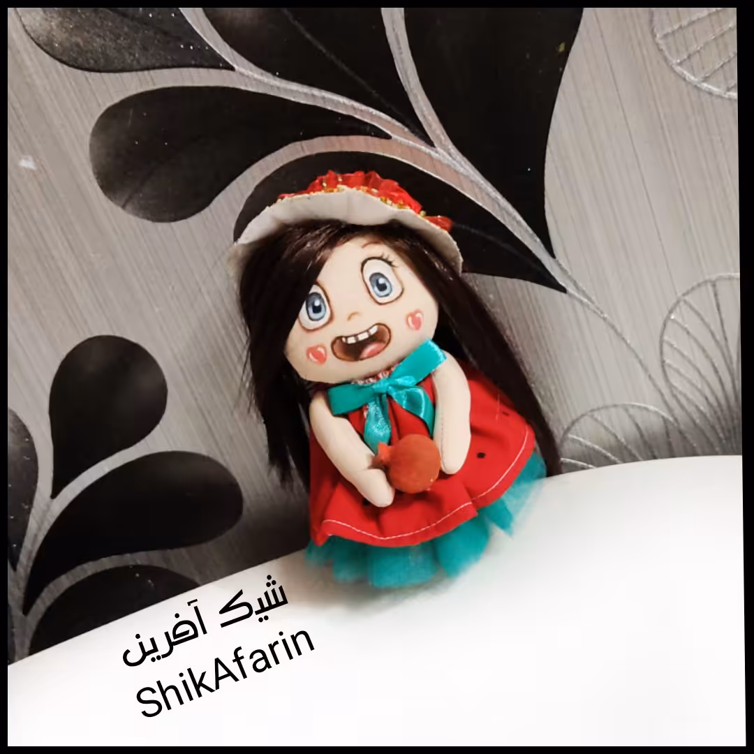 عروسک دستساز نیلا طرح یلدایی