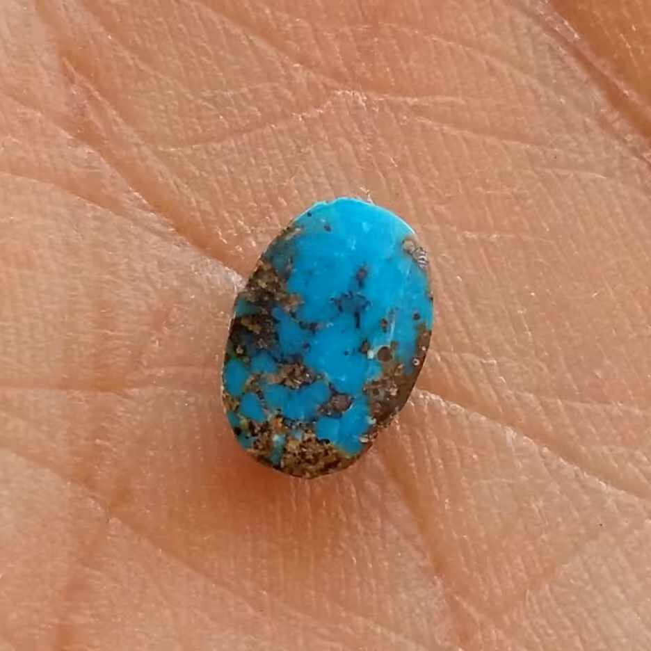 نگین فیروزه نیشابور بی نظیر فااخر 100 در 100 طبیعی شاهکار خلقت