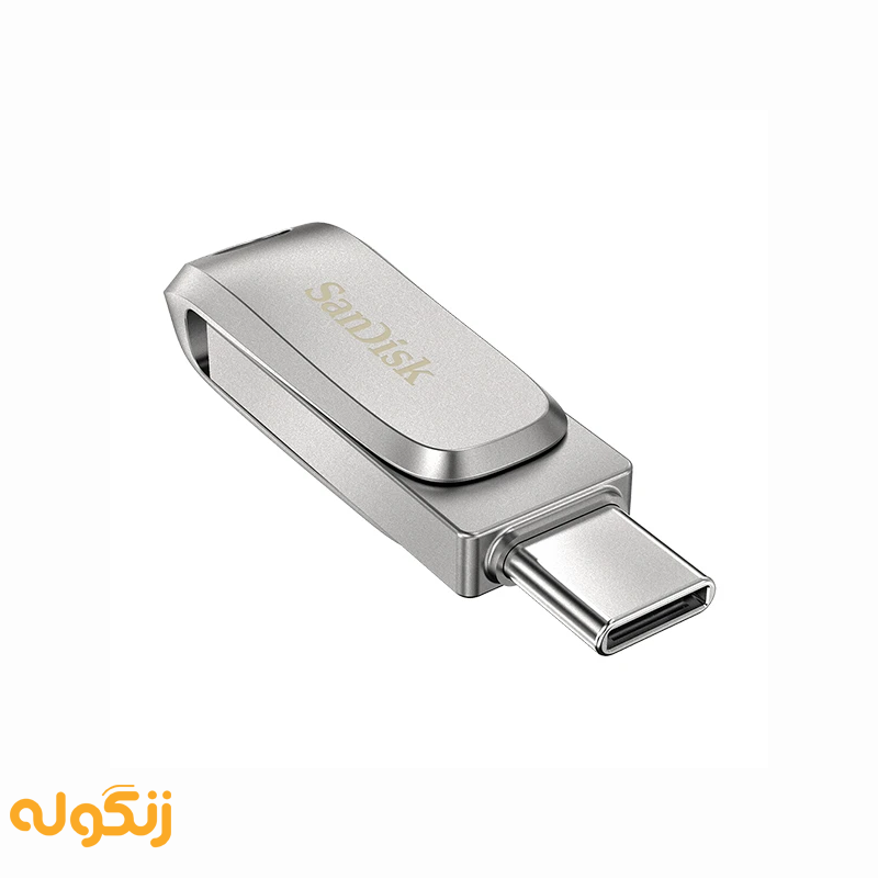 فلش مموری سن دیسک مدل Ultra Dual Drive Luxe USB Type-C با ظرفیت 1 ترابایت - زنگوله
