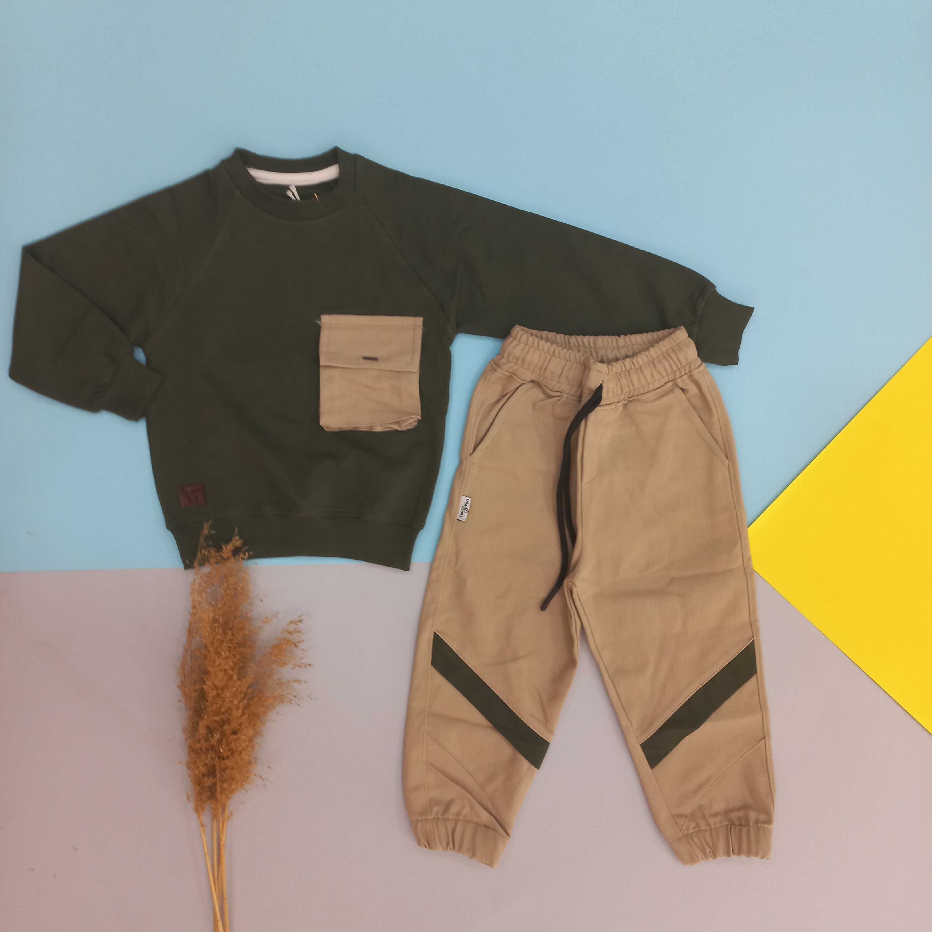 بلوز شلوار کتان اسپورت