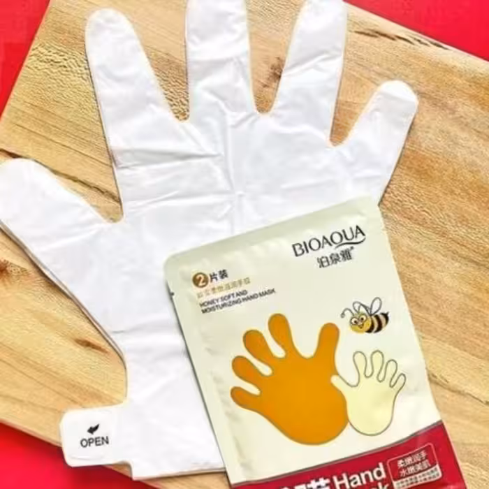 ماسک ورقه ای دست مدل عسل بیوآکوا BIOAQUA تاریخ تا 2025-06