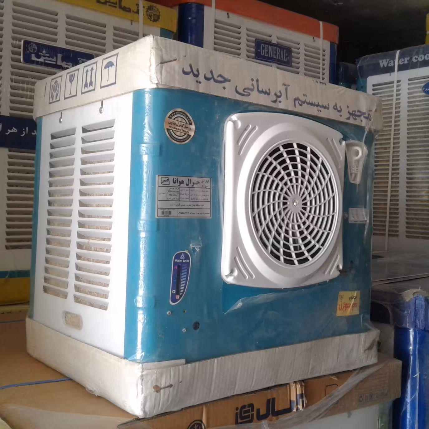 کولر آبی مدل 3100 جنرال دارای موتور موتوژن اصل تبریز (پس کرایه)
