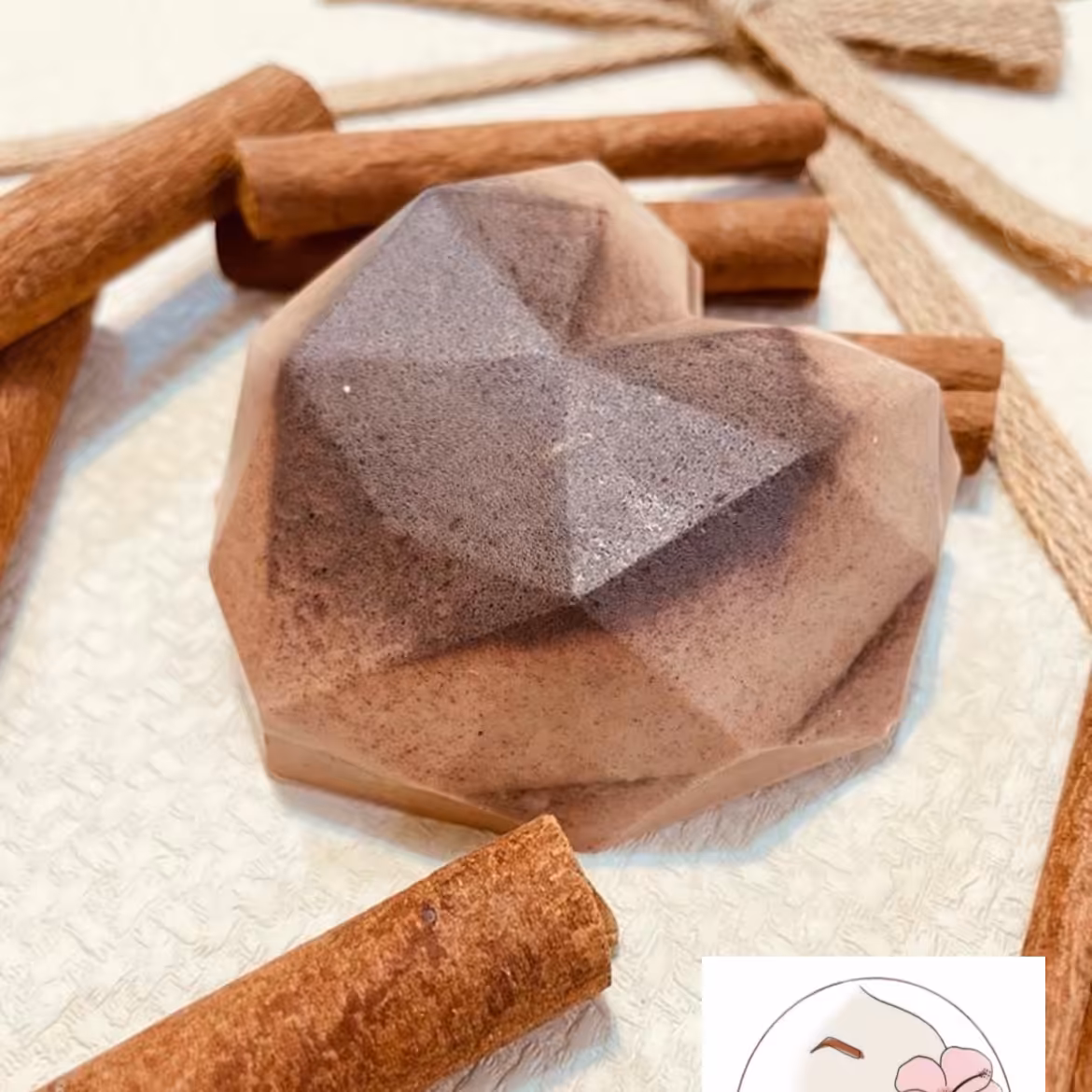 صابون دارچین قلبی  ارگانیک