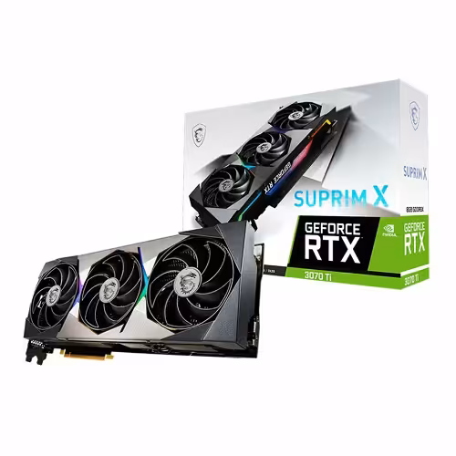 کارت گرافیک ام اس آی RTX 3070 Ti SUPRIM X 8G